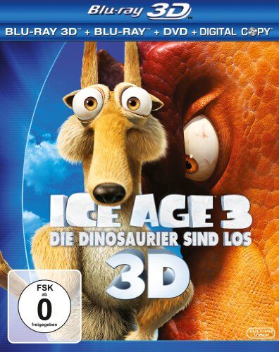 Carlos Saldanha - Ice Age 3 - Die Dinosaurier sind los (+ Blu-ray + DVD + Digital Copy) [Blu-ray 3D] - Preis vom 11.10.2026 03:10:56 h