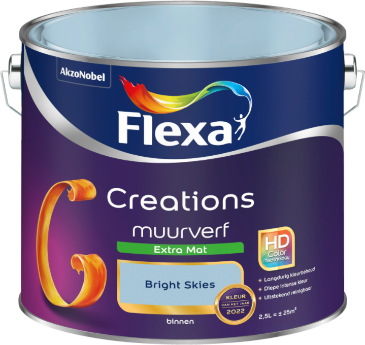 Flexa Creations Muurverf Extra Mat - Bright Skies