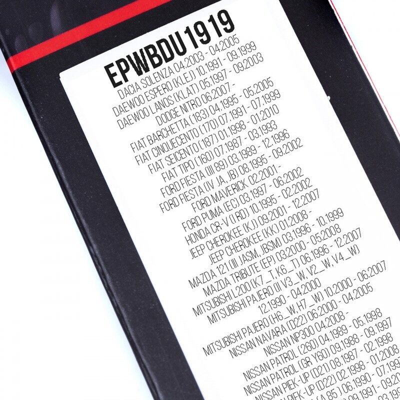 EINPARTS EPWBDU1919 Wiper blade