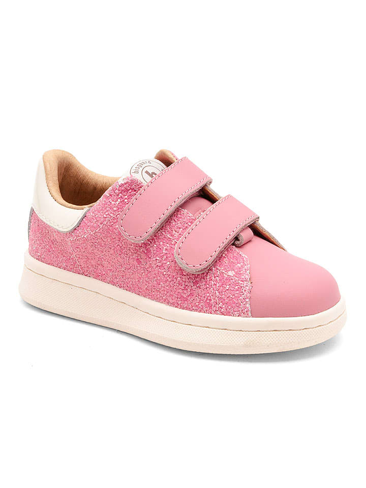 bisgaard Leder-Sneakers "Renee" in Rosa - 26