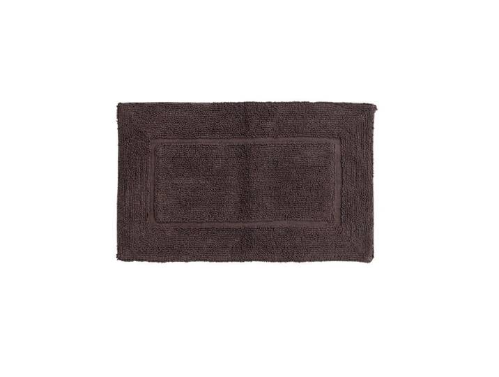 Badematte Corvin – saugfähig aus Baumwolle - Braun - 90 x 60 - Luxusbetten24