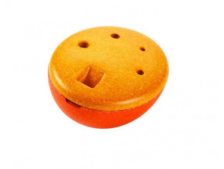 Ocarina, rubberhout, 3+