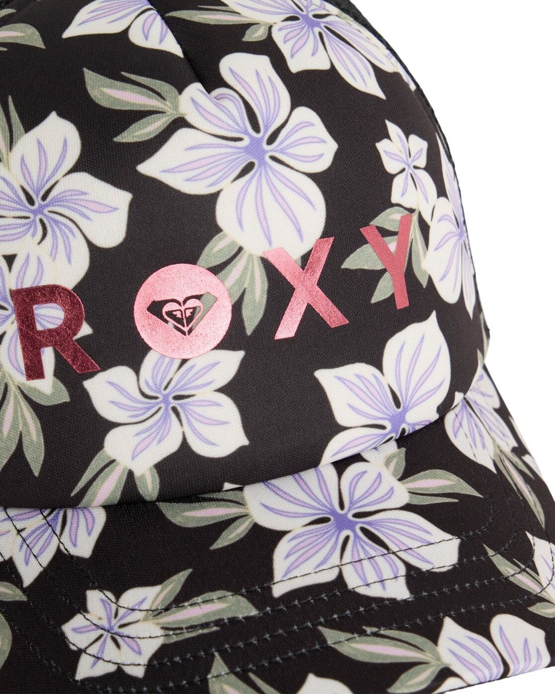 Trucker Cap ROXY "Honey Coconut", Mädchen, schwarz (oil grün of the pacific axs), Kunstfaser, Caps Trucker Cap