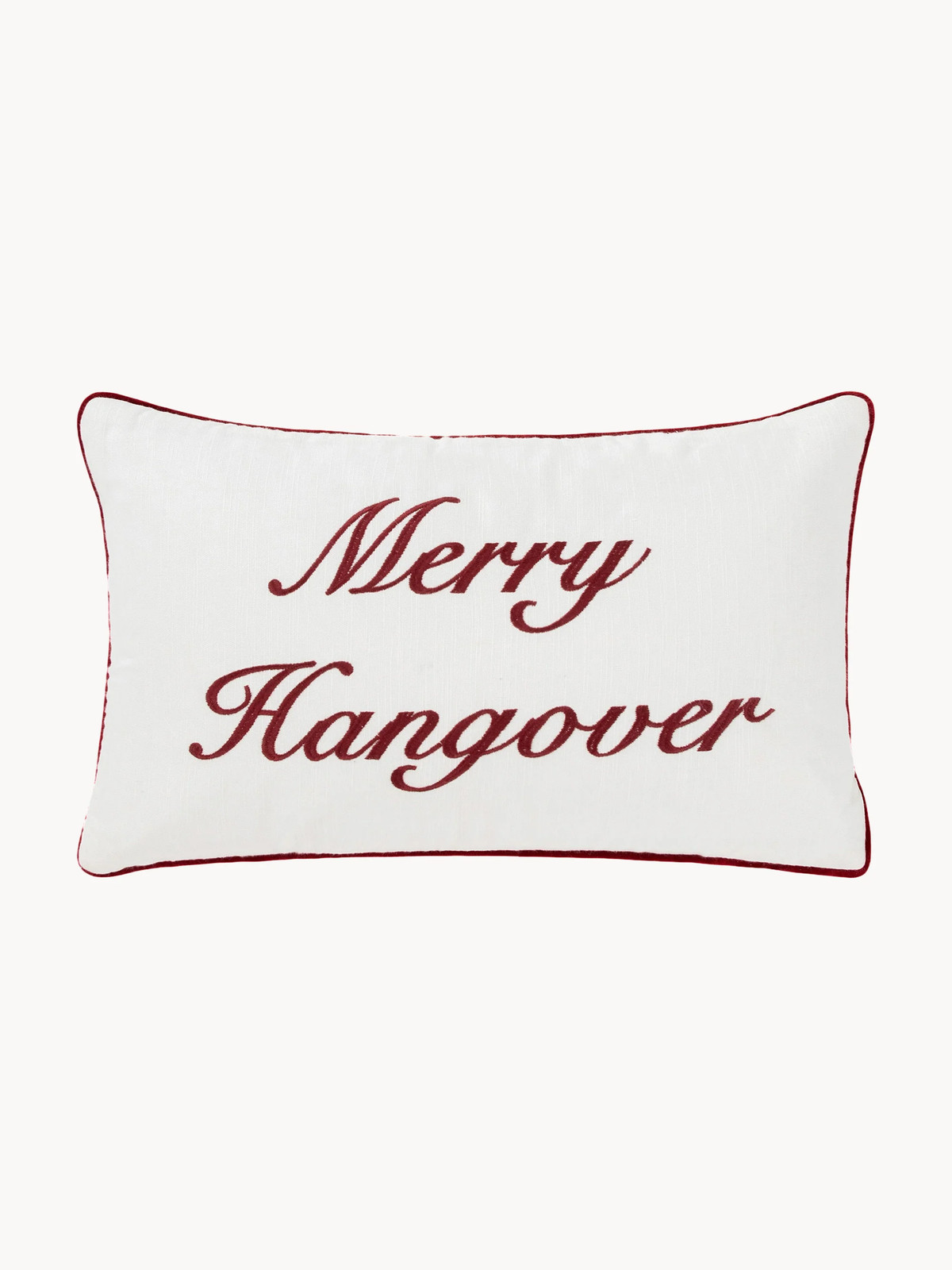 Anna + Nina Handgemaakt kerstkussen Merry Hangover