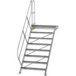 Munk Treppe mit Plattform 45° Stufenbreite 1000 mm - 600468