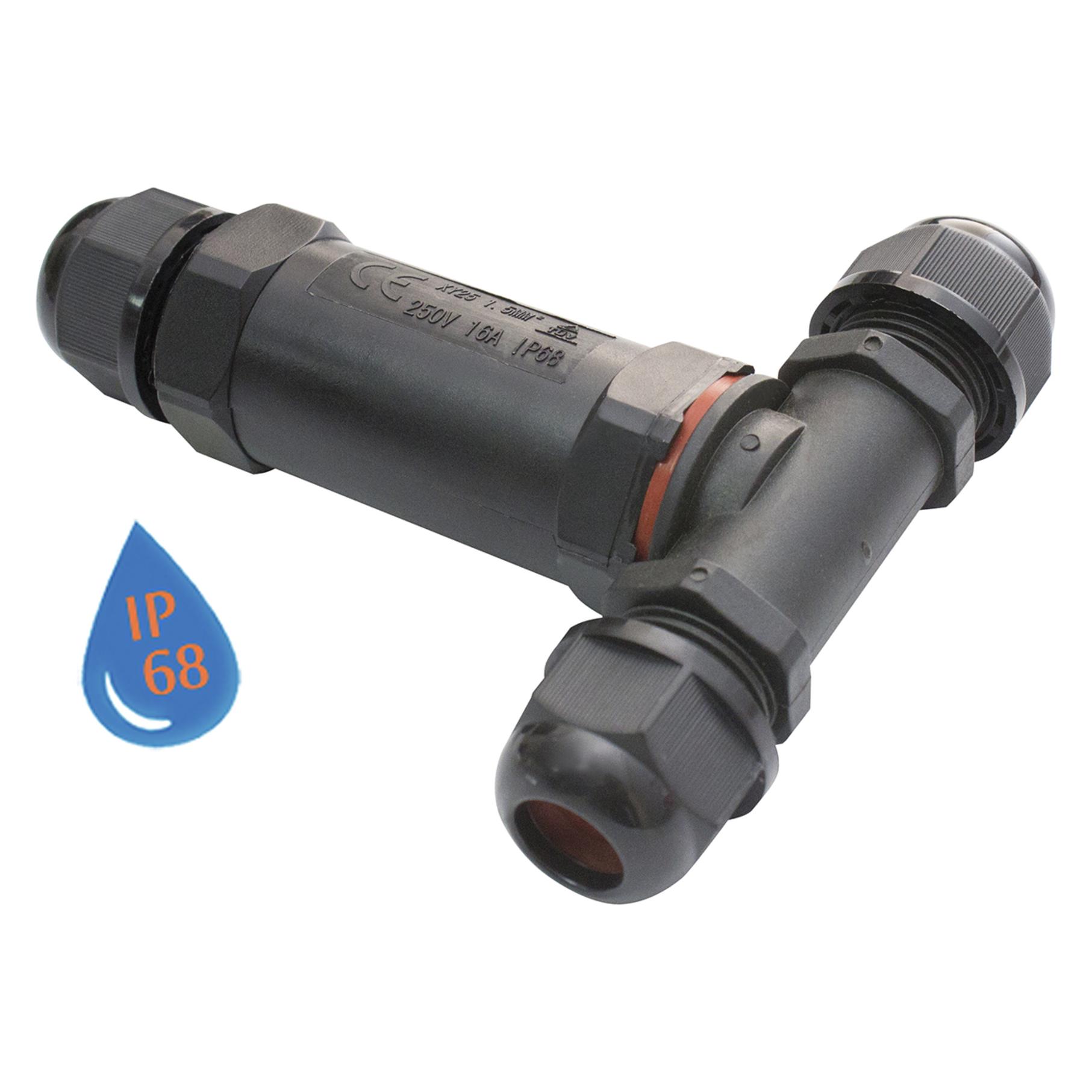 Maxtrack wasserdichter Kabelverbinder, T-Stück (Stecker und Verbinder) (NZ 12)
