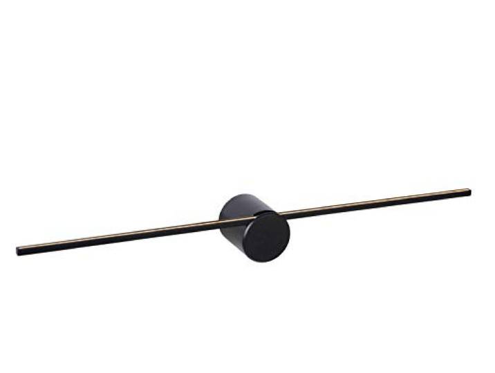 LUCIDE MIZAR - Wandleuchte Badezimmer - LED Dim. - 1x6W 2700K - IP44 - Schwarz
