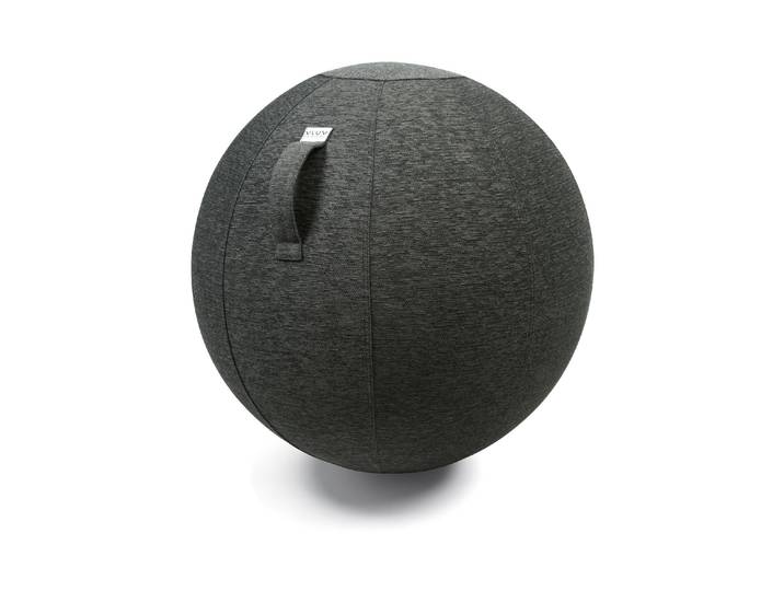 Sitzball VLUV Stov Anthrazit, Ø -69 , grau, B:75cm H:75cm T:75cm, Polyester, Bälle, Sitzball
