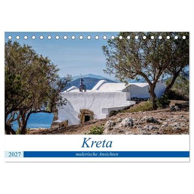 Kreta - malerische Ansichten (Tischkalender 2027 DIN A5 quer), CALVENDO Monatskalender