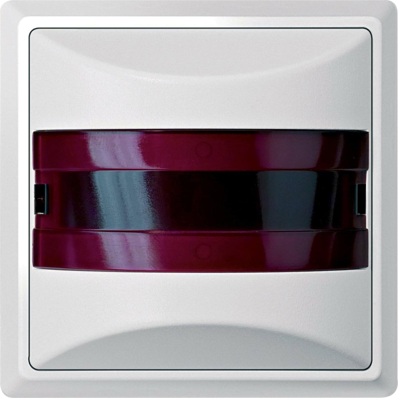 Schneider Electric ELSO Sigma wandlamp met rode LED-lampen en witte behuizing