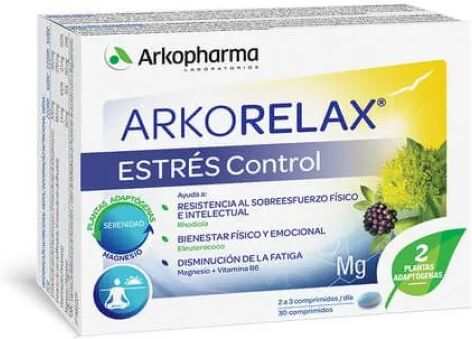 Arkopharma Arkorelax Control Estrés 30 Comprimidos