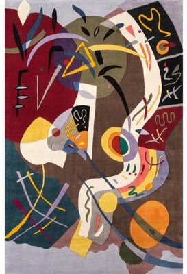 Momeni New Wave Hand Tufted New Zealand Wool Contemporary Abstract Area Rug