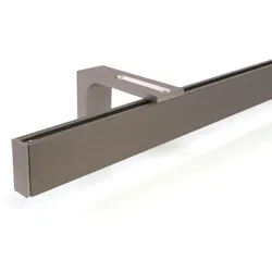 GARDINENSCHIENE Innenlauf auf Maß 1-lauf Loft Deckenmontage 100cm