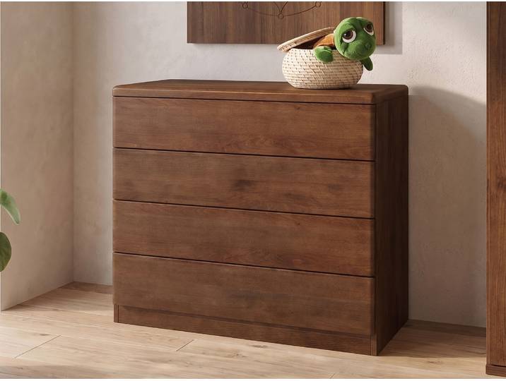 Kommode Kernbuche Dunkel „Nora“ 100 cm Massivholz Buche Dunkel