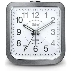 Mebus, Wecker, 56988 Grau Quarzwecker