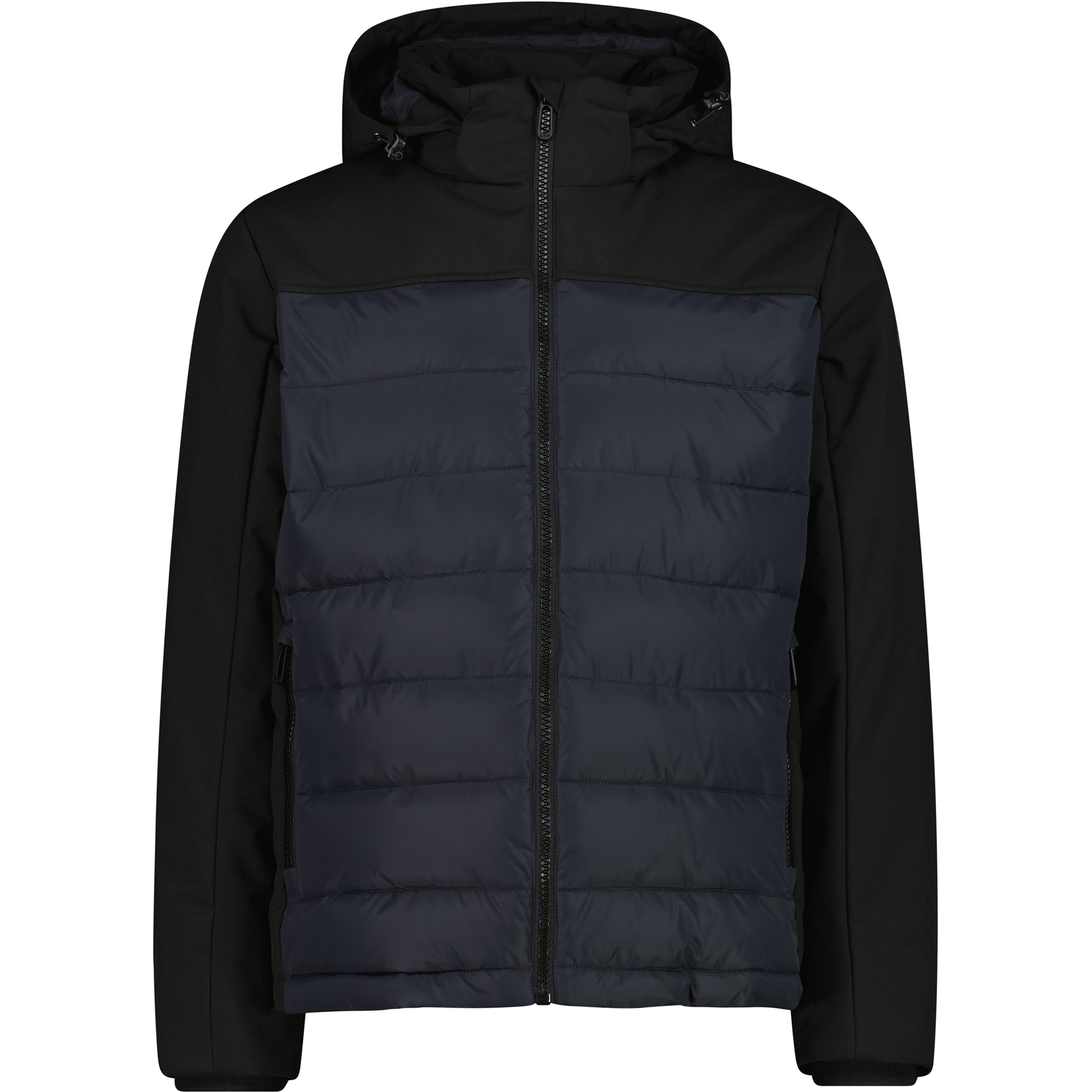 CMP Zip Herren Kunstfaserjacke schwarz Größe M Camping Isolierend