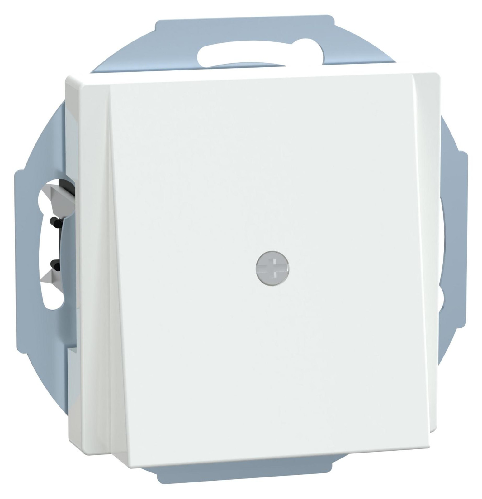 Merten centrale plaat voor leidingen Systeem M, wit glanzend