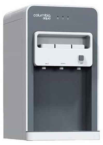 Wasserkühler mit 3 Hähnen für Kalt-, Normal- & Heißwasser, Festwasseranschluss, 15 L/h