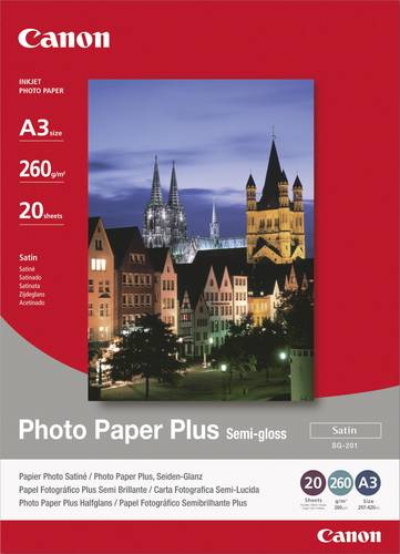 Canon SG-201 1686B018 Fotopapier 10 x 15cm 20 Blatt Glänzend, Seidenglänzend