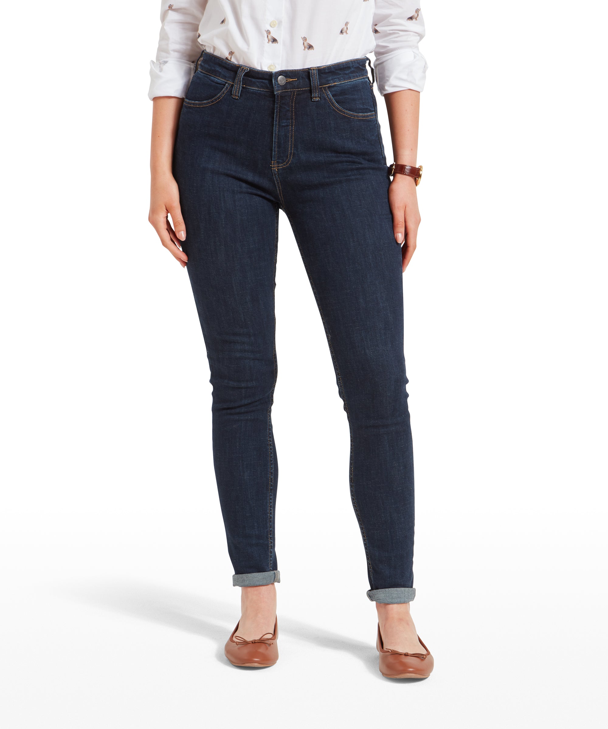 Schöffel Country Poppy Jeans - Blue - Size UK8 - Women