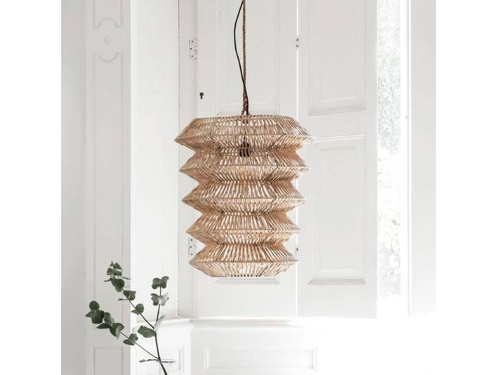 MUST Living Hanglamp Talamanca Rotan, 55cm - Naturel