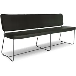 bert plantagie Bank Kiko-Plus 180 cm Leder Braun Schoko