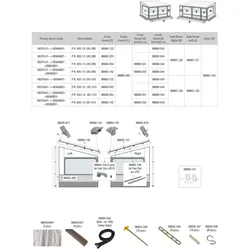 Fiamma Montagesatz Fast Clip für Markisenzelt Privacy Room F80L - Fiamma Ersatzteilnummer 98660-141
