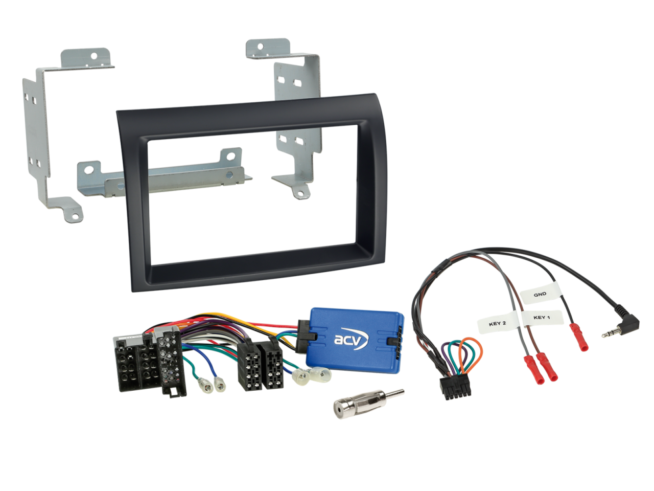 ACV Fiat Ducato / Citroen / Peugeot 2-DIN Kit Radiovorb. 2006 ->