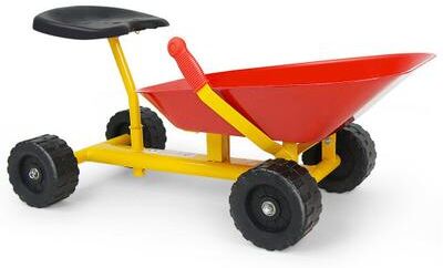 Costway 8 Inch Heavy Duty Kids Ride-on Sand Dumper with 4 Wheels-Red