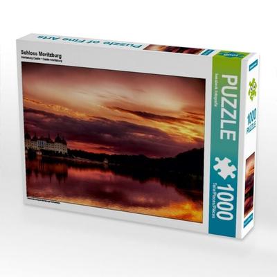 CALVENDO Puzzle Schloss Moritzburg | 1000 Teile Lege-Größe 64x48cm Foto-Puzzle für glückliche Stunden