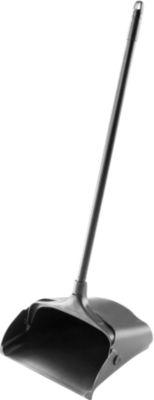 Kehrschaufel Rubbermaid Executive-Serie™ Lobby-Pro®, glatte Laufräder, L 320 x B 290 x H 130 mm, Kunststoffspritzguss, schwarz