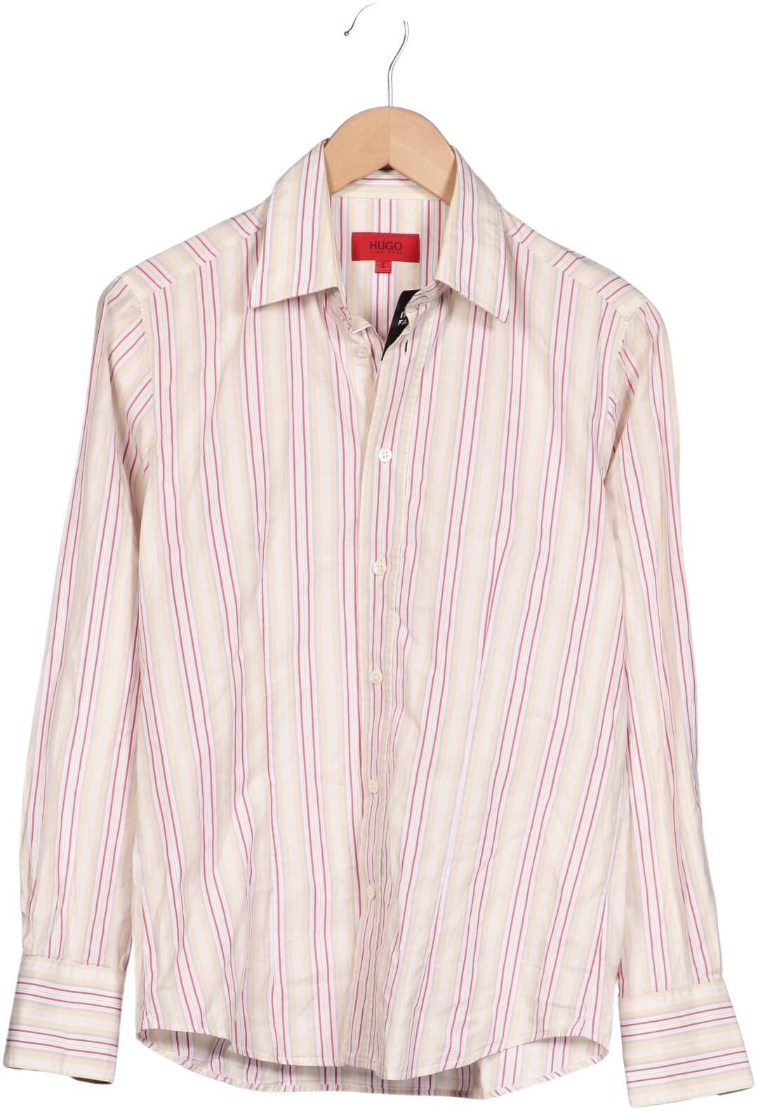 Hugo by Hugo Boss Herren Hemd, Mehrfarbig, Gr. S, Baumwolle - Second Hand