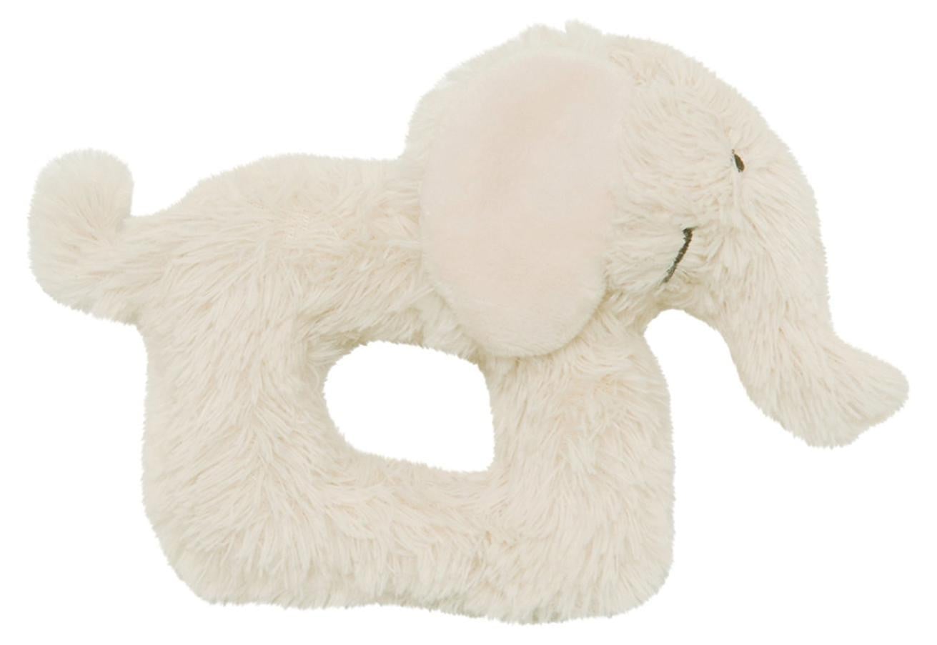 Happy Horse knuffel rammelaar olifant Ezzy ecru babyspeelgoed