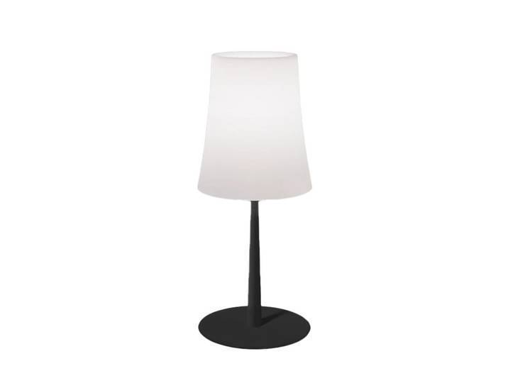 FOSCARINI lampe de table BIRDIE EASY (Noir - Polycarbonate et métal)