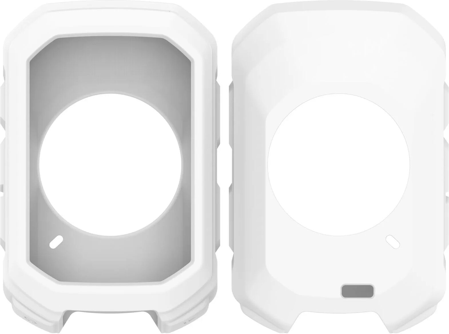 INF Étui de protection en silicone compatible avec Garmin Edge MTB - Protection optimale pour vos aventures à vélo Blanc