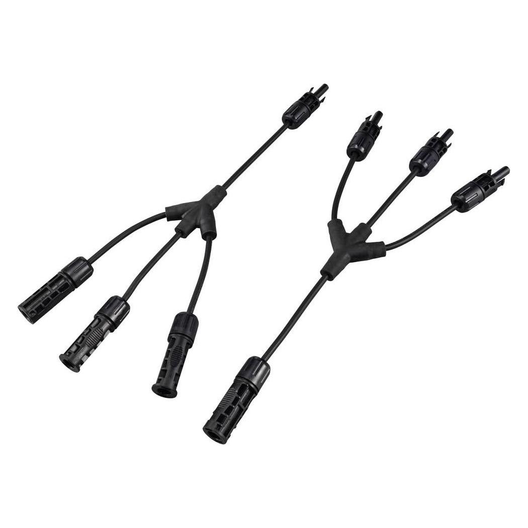 Sygonix SY-6407992 Solaranlagen Anschluss Adapterkabel Schwarz 36 cm (Solarstecker) (SY-6407992)