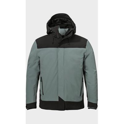 Doppeljacke SCHÖFFEL "3in1 Jacket Style Refoca MEN", Herren, Gr. 56, grau (9405, grau), Aussenjacke Oberstoff: 100% Nylon. (Membran: Polyurethan). Futter Vorderteil: 100% Polyester. Futter Mittleres Rückenteil: 100% Polyester. Futter Kapuze: 100%...