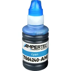 Kompatible Nachfülltinte ersetzt Epson C13T664240 T6642 cyan