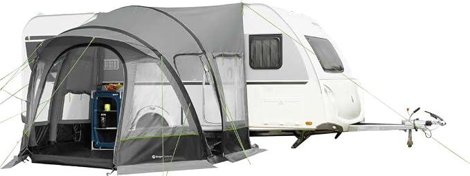 Garda Air Luftvorzelt | Wohnwagenvorzelt Teilvorzelt aufblasbar | Schnellaufbau Zelt Vorzelt für Wohnwagen Camping Wohnmobil Caravan | 3x3m, Anbauhöhe 240-255cm, 15 kg