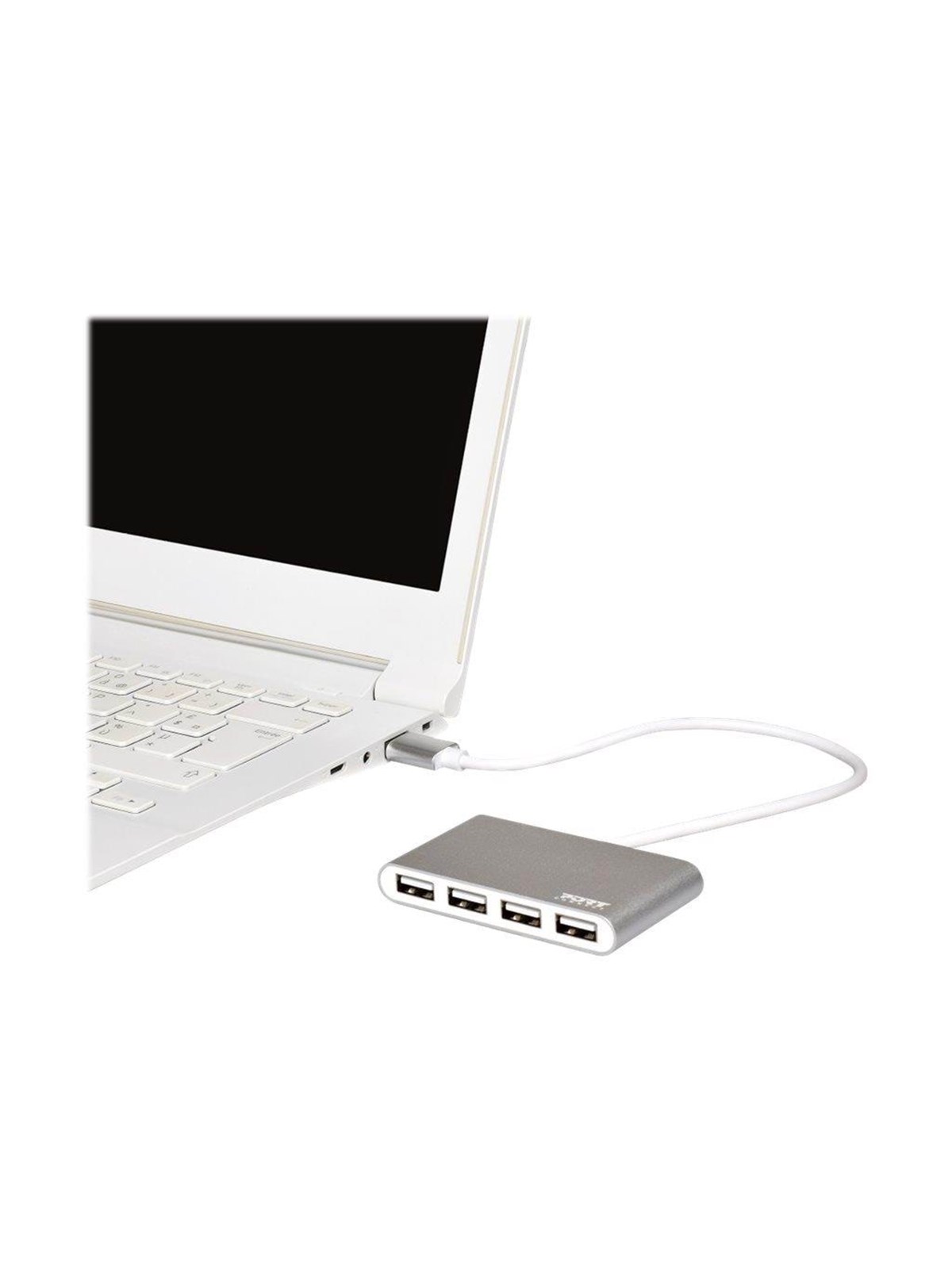 PORT Designs PORT Connect USB-Hubs - 4 - Grau