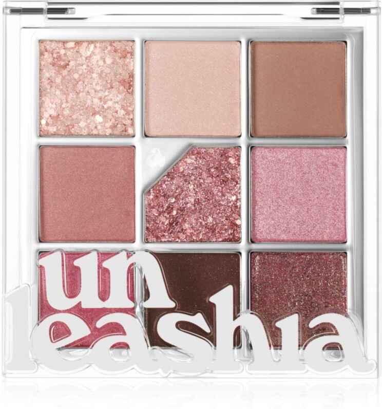 Unleashia Glitterpedia Eye Palette eyeshadow palette shade No.5 All of Dusty Rose 6.2 g