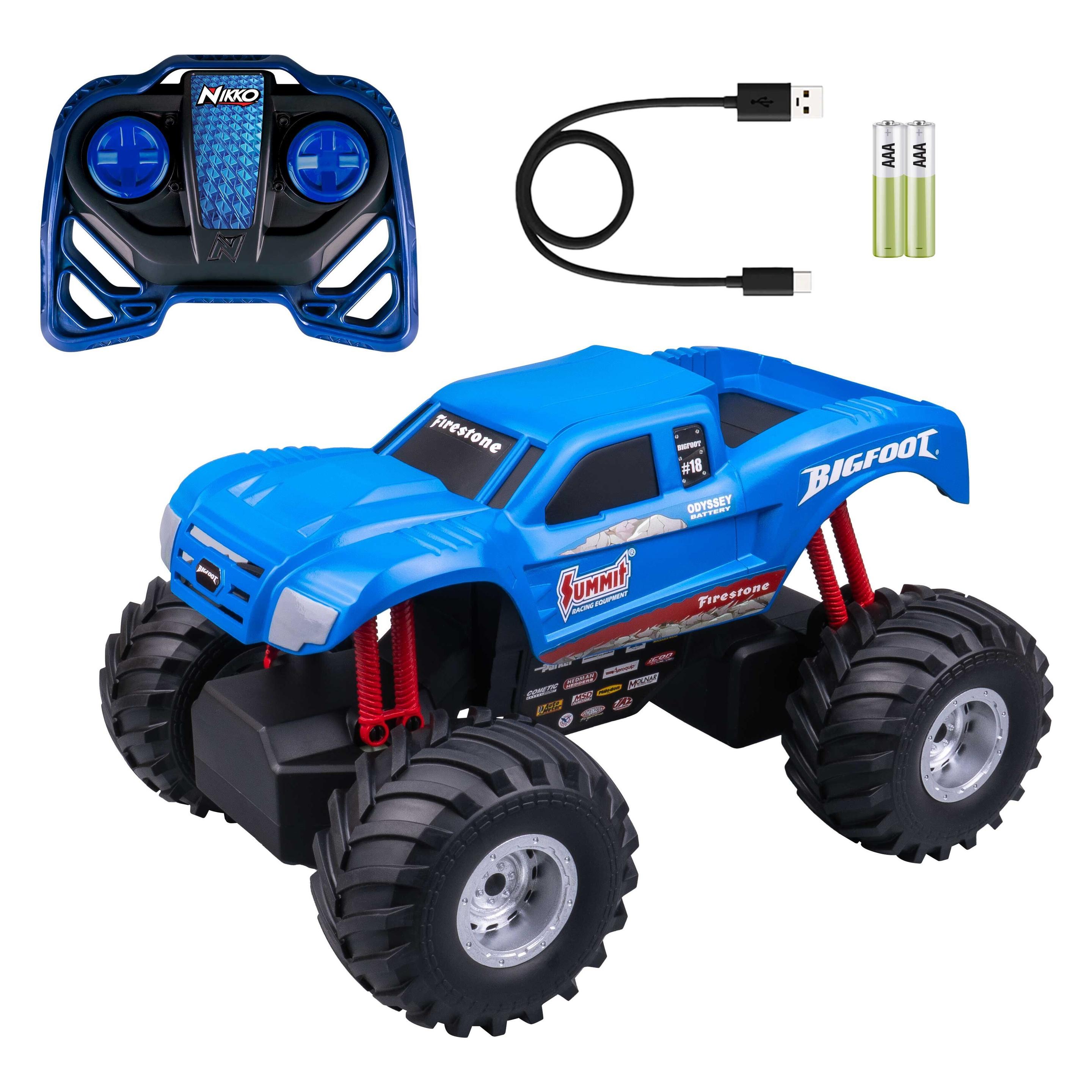 Nikko - BIGFOOT - RC 1:14, 28 cm - Blau (10801) (10801)
