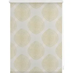 Lichtblick Rollo Klemmfix, ohne Bohren, Verdunkelung, Stripy Boho Drop India - Beige