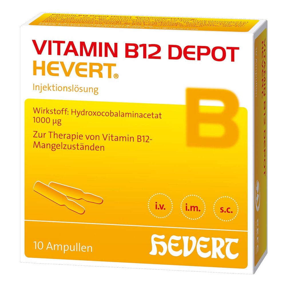 Hevert-Arzneimittel GmbH & Co. KG Vitamin B12 Depot Hevert Ampullen 06078368