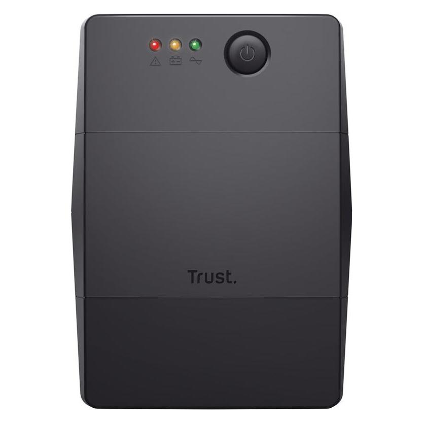 Trust Paxxon - 800 VA - 480 W - Sine - 162 V - 290 V - 50/60 Hz (800 VA, 480 W, Line-Interaktiv USV) (23503)