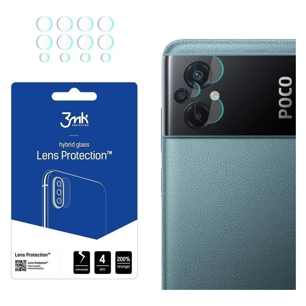 3MK Lens Protect Xiaomi Poco M5 Ochrona na obiektyw aparatu 4szt (4 Stk., Xiaomi Poco M5) (3mk Lens Protection(858)-0)