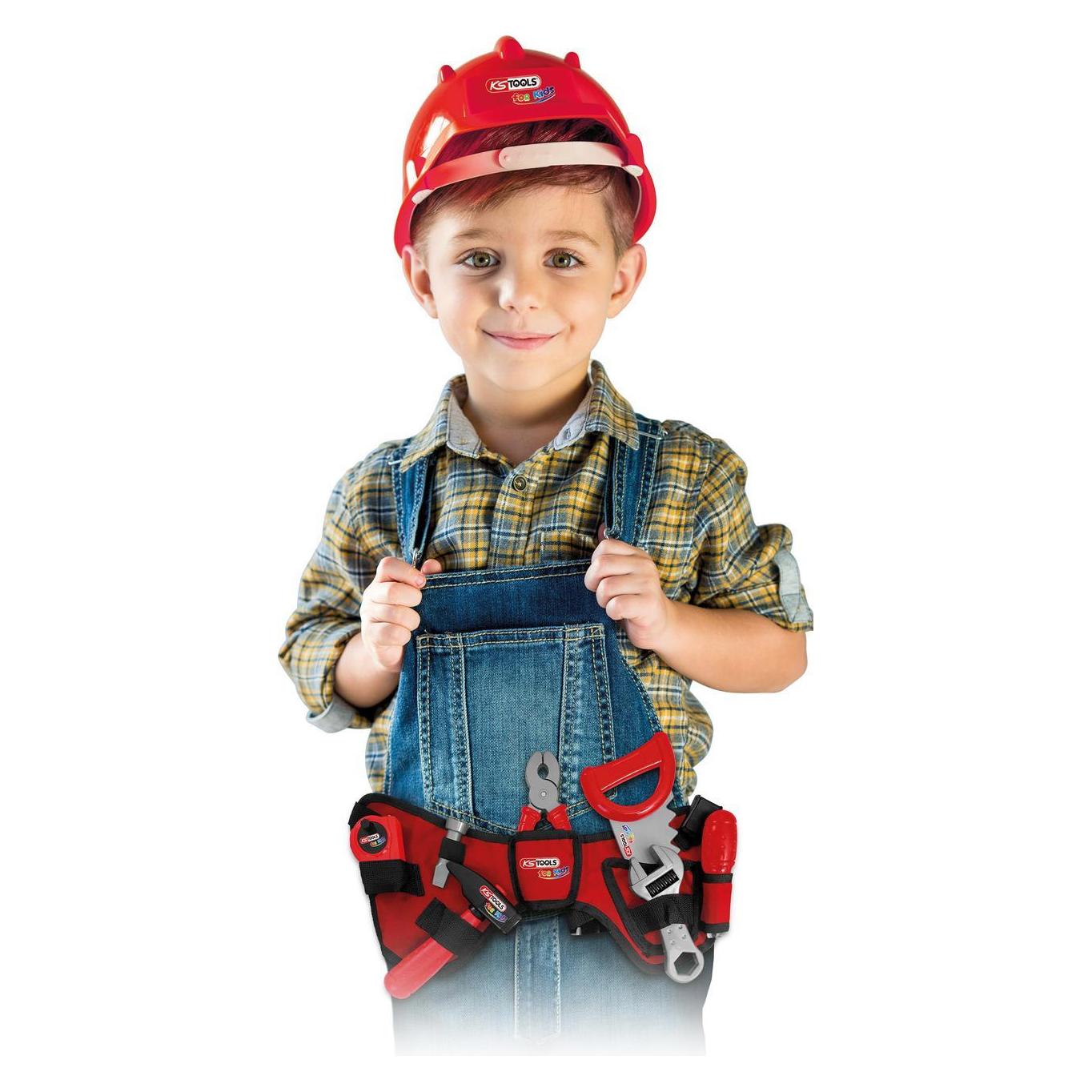 KS Tools Werkzeug -Satz mit Gürtel für Kinder, 20-tlg. (100206)