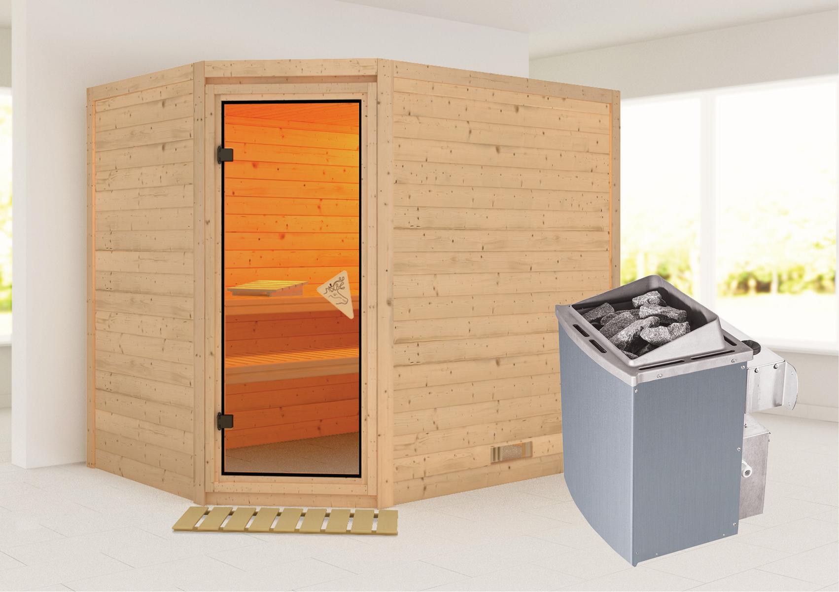 KARIBUHOLZT Sauna Sonara Front 9kW integr.Stg bronz.GGT 08288621