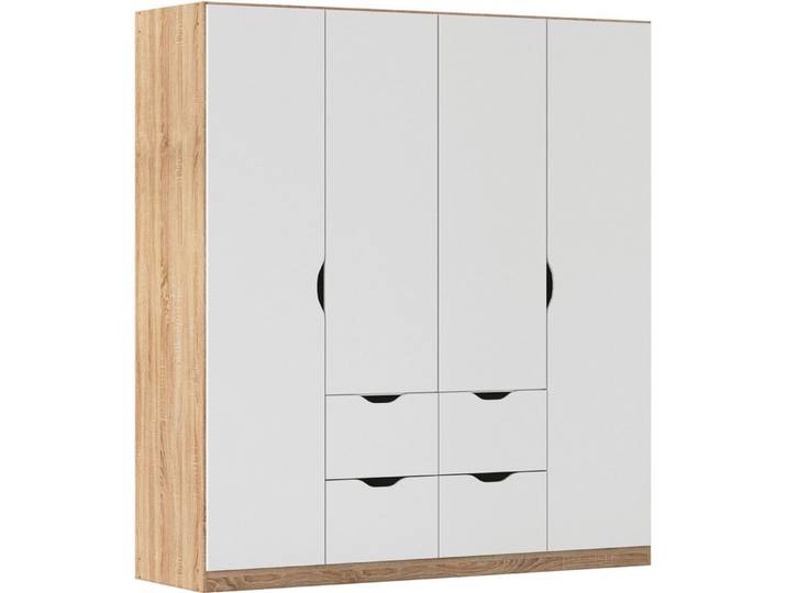 rauch Kleiderschrank Freising geräumiger Schrank Garderobe Schlafzimmerschrank (in 2 Breiten erhältlich TOP ANGEBOT) mit Griffmulden und Schubkästen OTTO´s Chois TOP PRODUKT