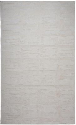 NAVATEXTURA Weston Hand-tufted Ivory Abstract Wool Rug